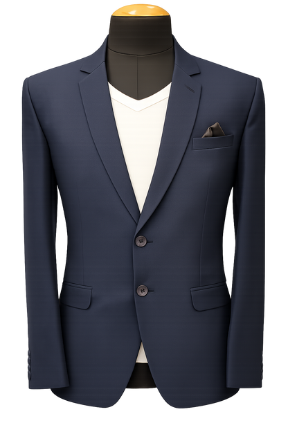 Stylish Blue Advocate Blazer for Men Single Breasted Regular Fit.