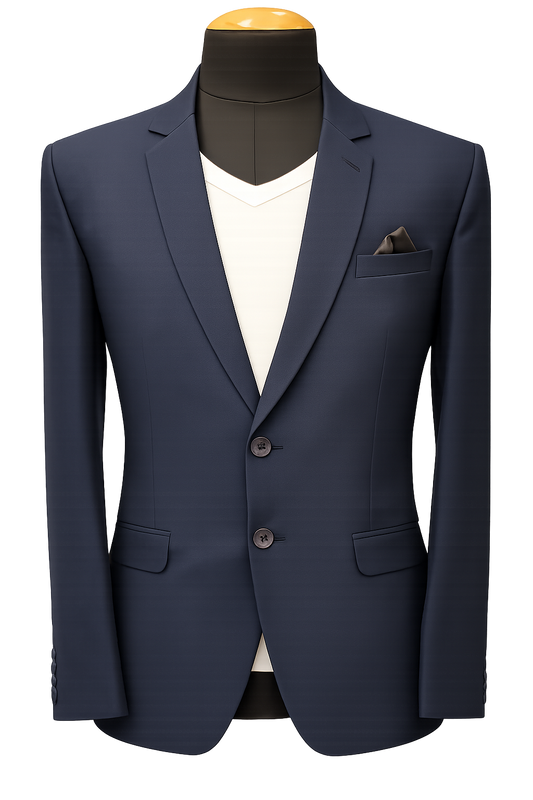 Stylish Blue Advocate Blazer for Men Single Breasted Regular Fit.