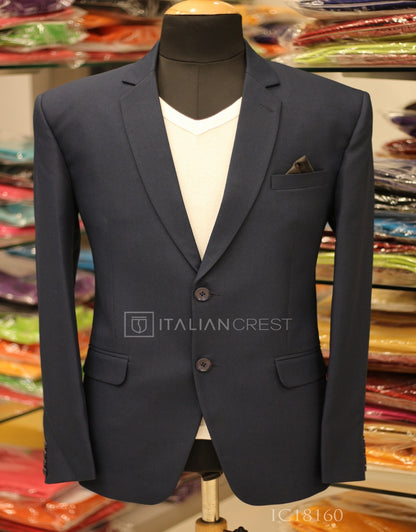 Stylish Blue Advocate Blazer for Men Single Breasted Regular Fit.