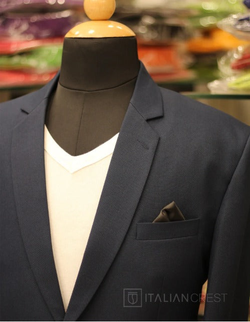 Stylish Black Advocate Blazer for Men Single Breasted Regular Fit.