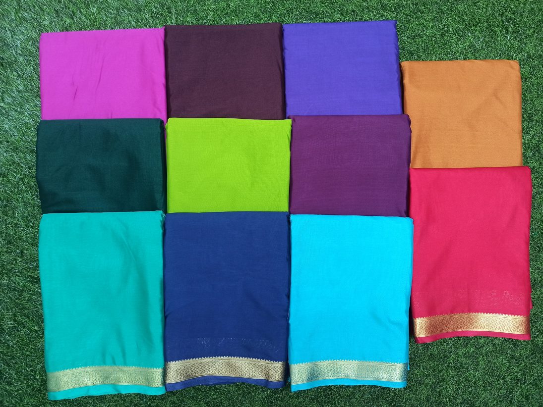 Artificial / Mix Crape Sarees ( Semi Crape )