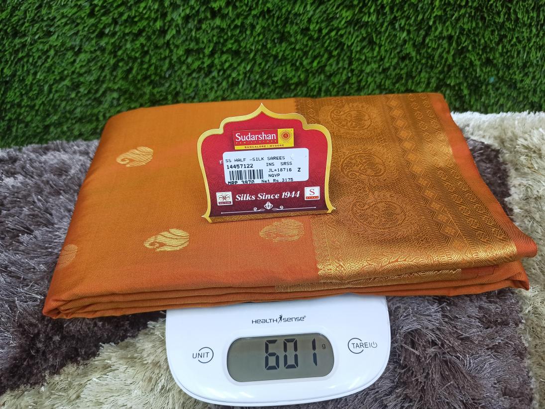 Pure kadial Silk Saree.