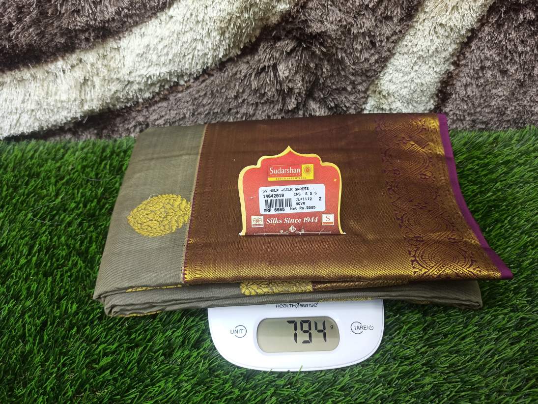 Pure Kanchipuram Silk Saree.