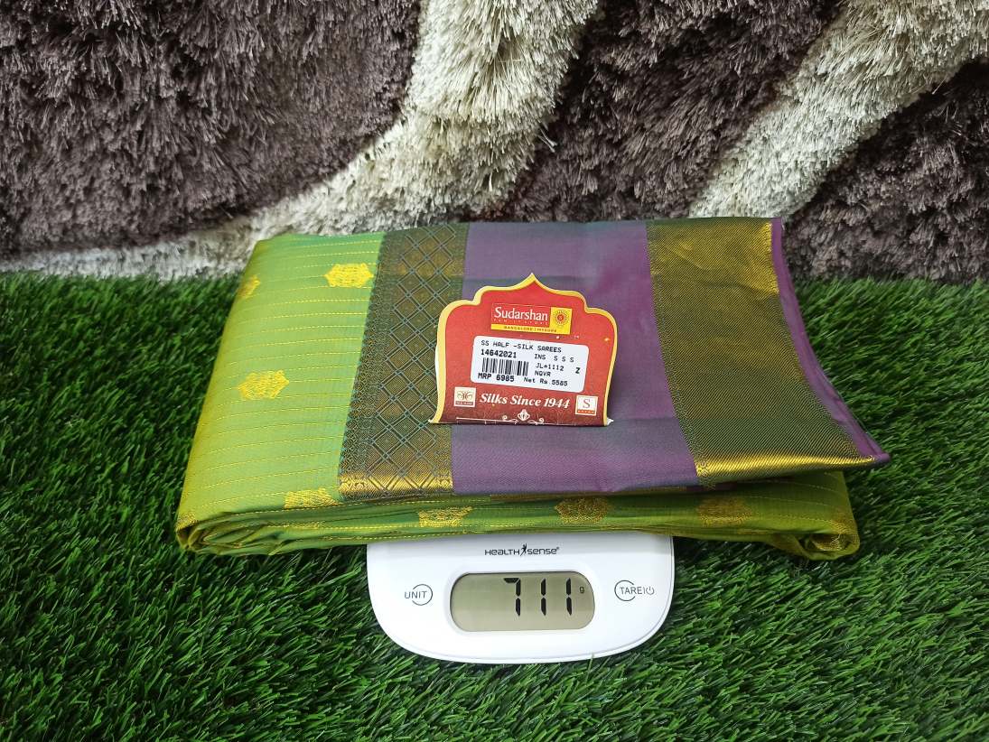 Pure Kanchipuram Silk Saree.