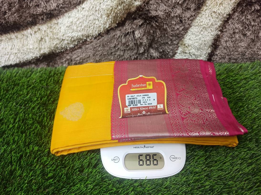 Pure Kanchipuram Silk Saree.