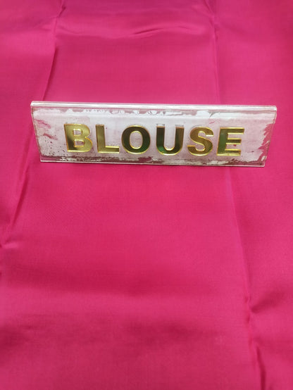 Pure Kanchipuram Silk Saree.