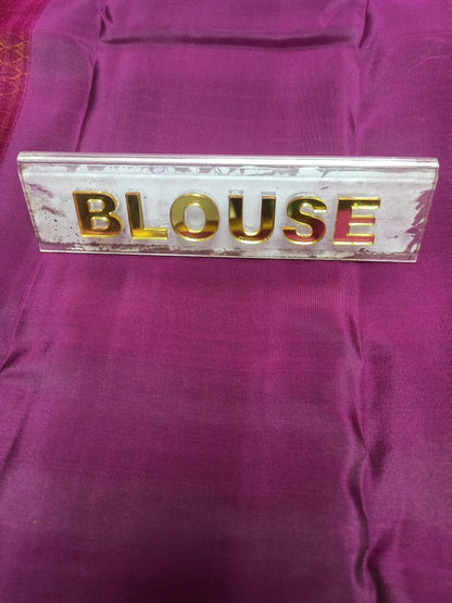 Pure Kanchipuram Silk Saree
