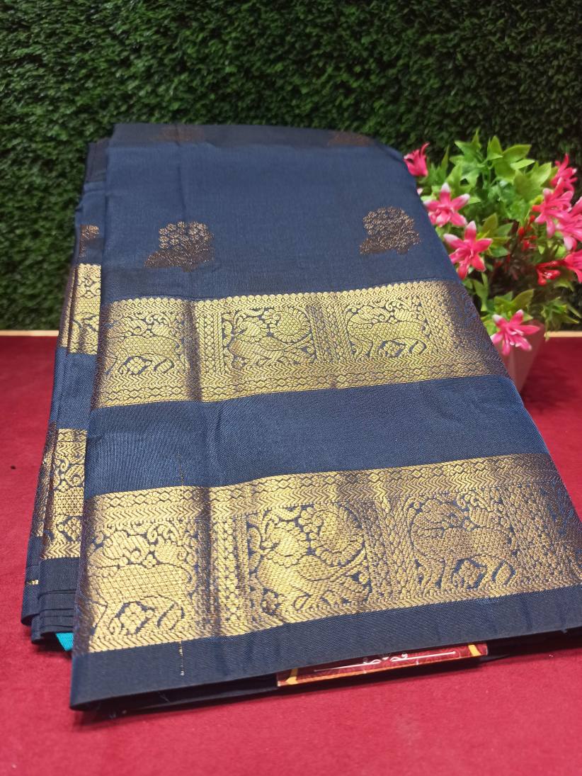 Pure Kanchipuram Silk Saree.