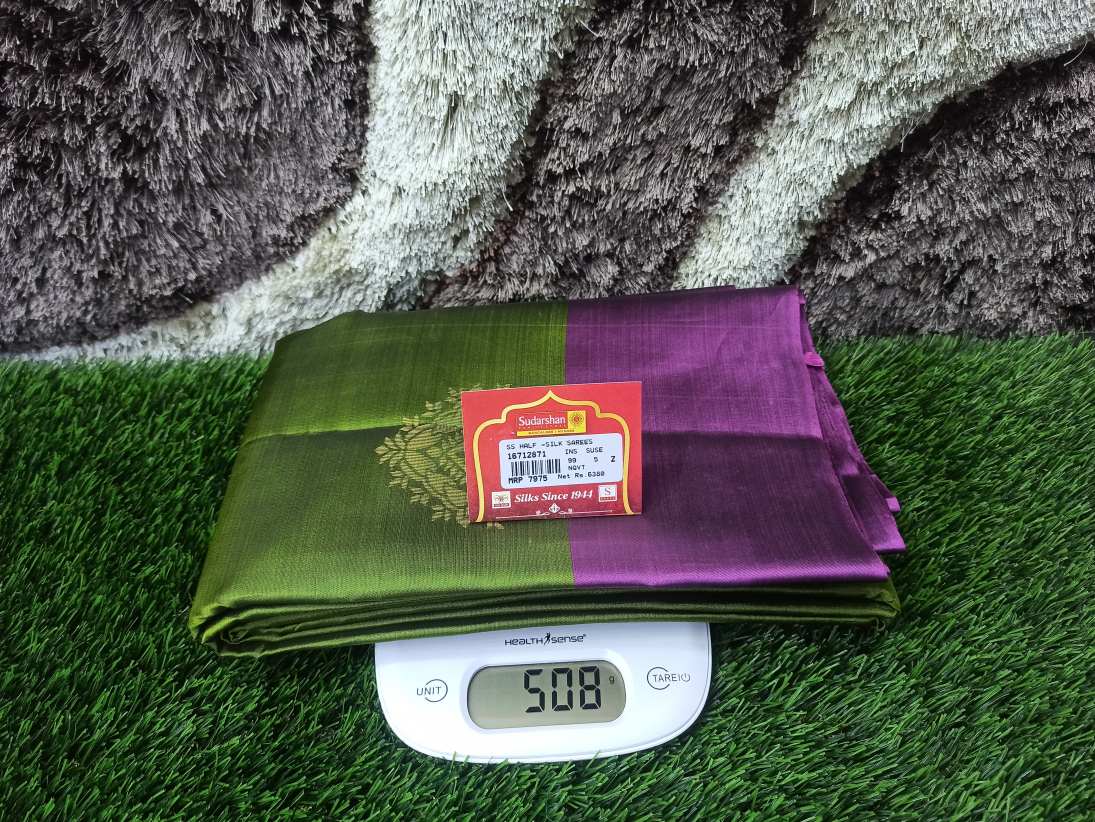 Pure Kanchipuram Silk Saree.