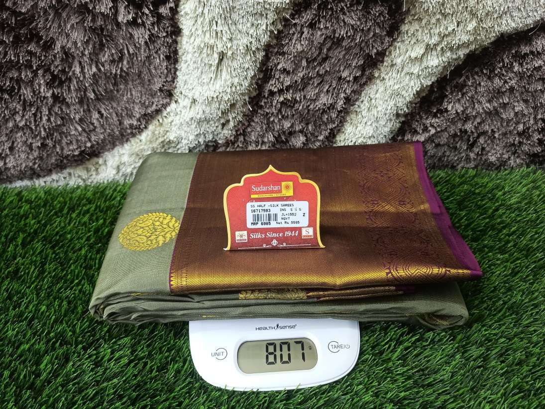 Pure Kanchipuram Silk Saree.