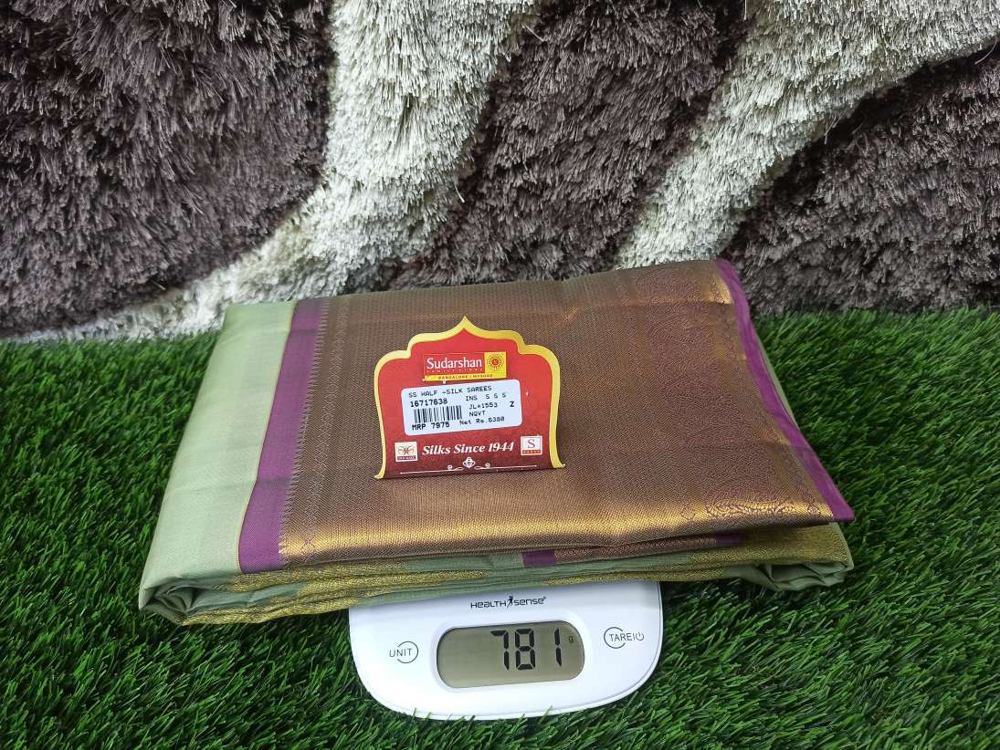 Pure Kanchipuram Silk Saree.