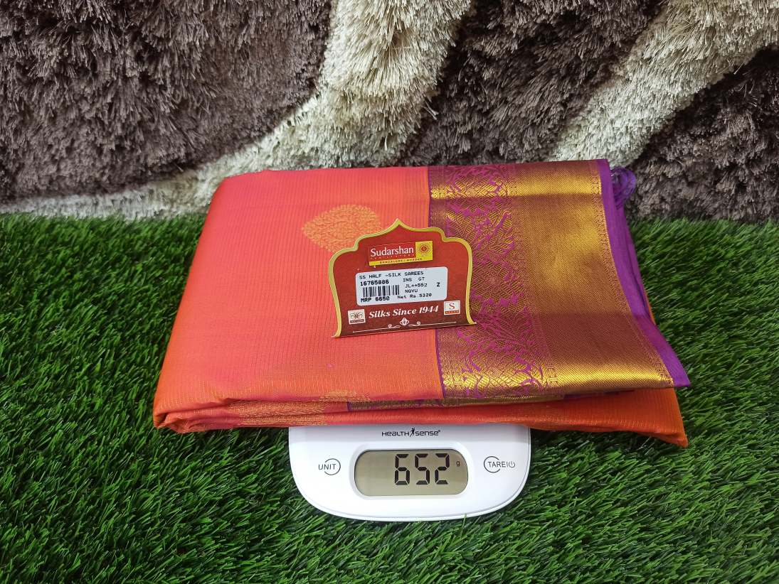 Pure Kanchipuram Silk Saree.