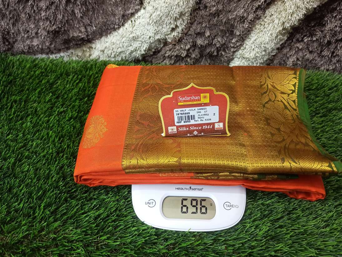 Pure Kanchipuram Silk Saree.