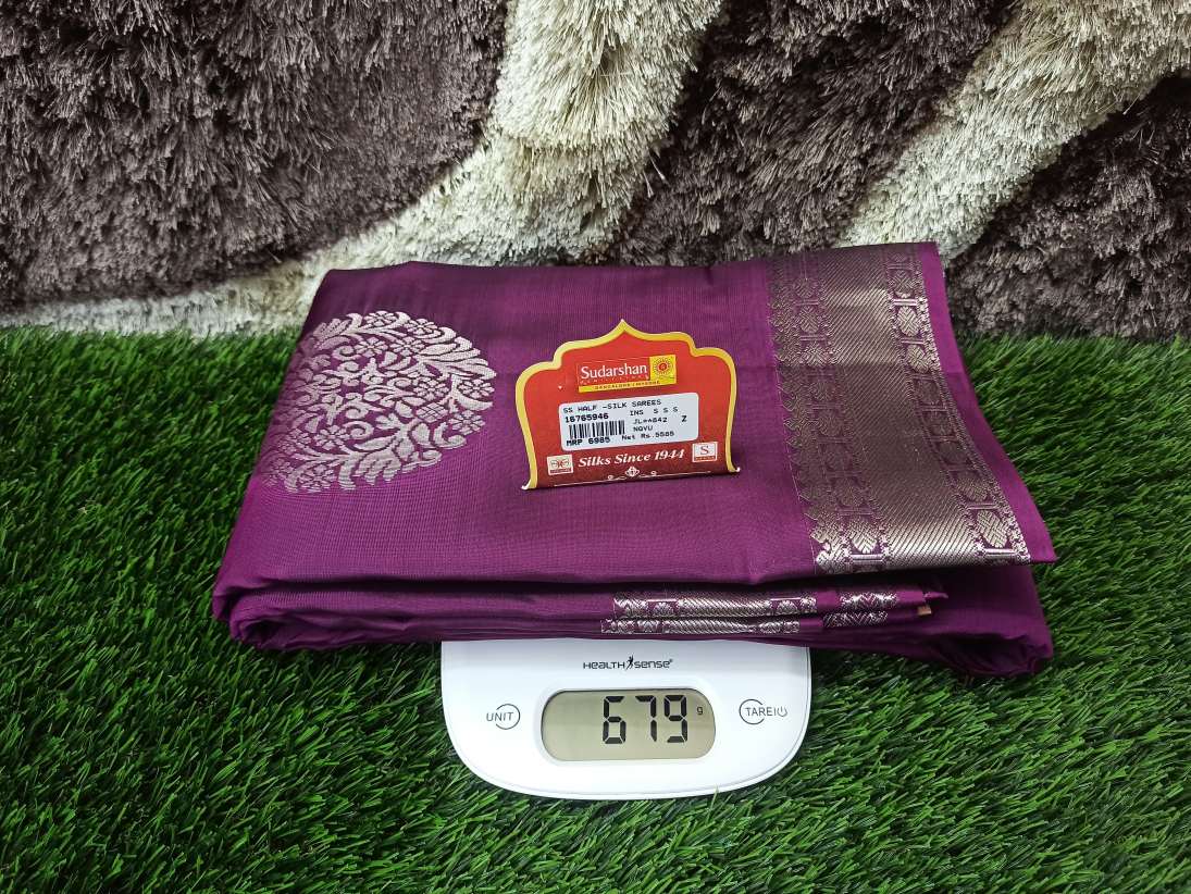 Pure Kanchipuram Silk Saree.