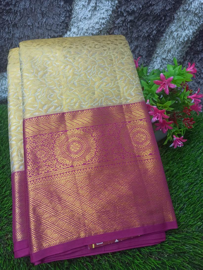 Pure Kanchipuram Silk Saree.