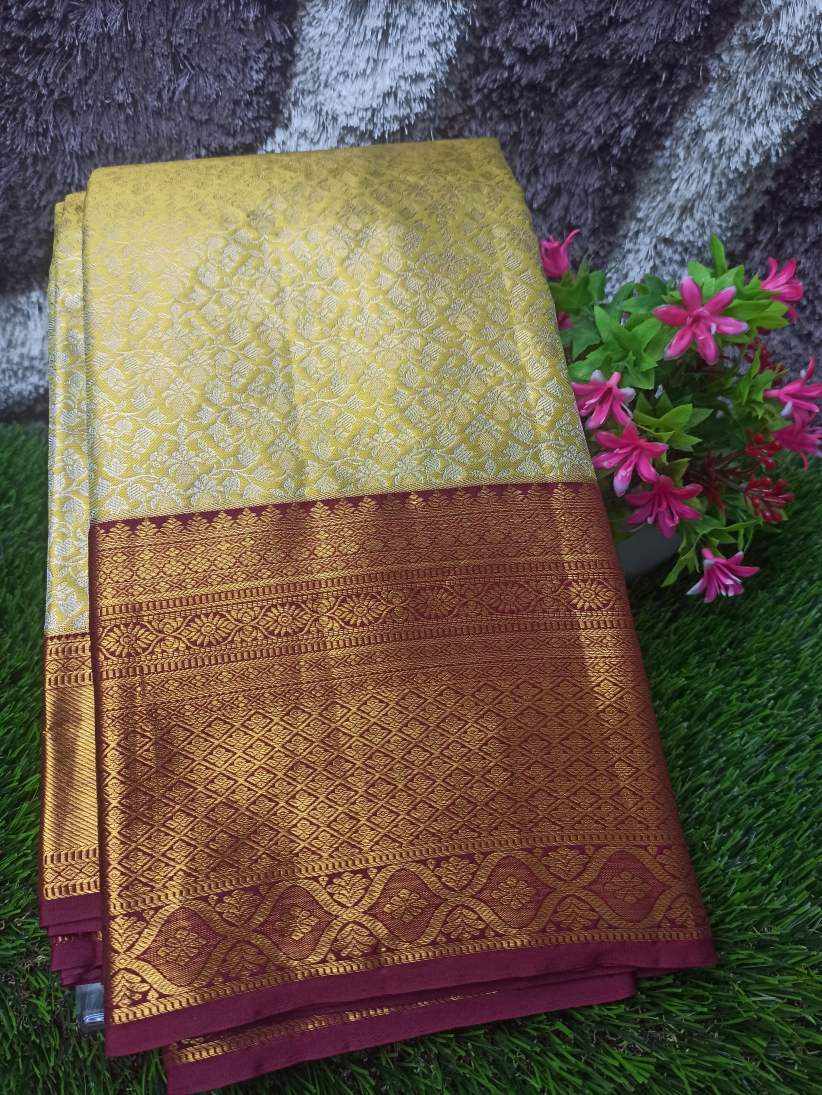 Pure Kanchipuram Silk Saree.