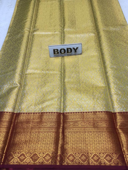 Pure Kanchipuram Silk Saree.