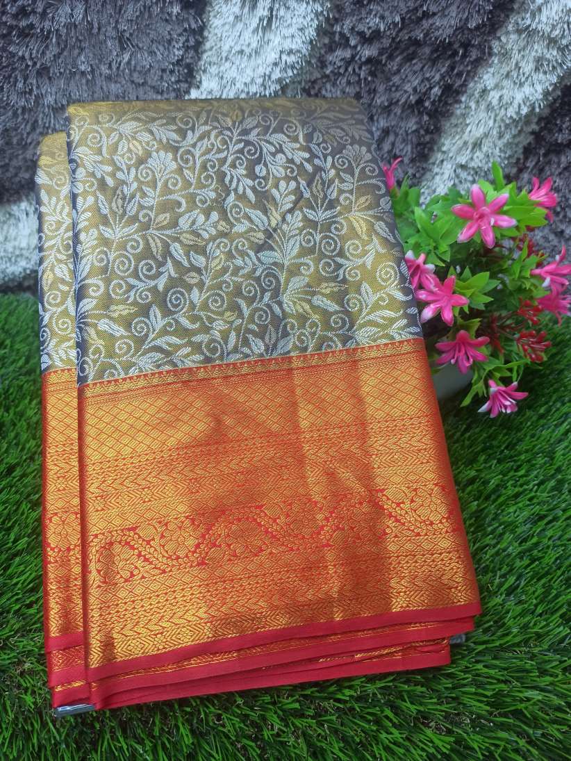 Pure Kanchipuram Silk Saree.