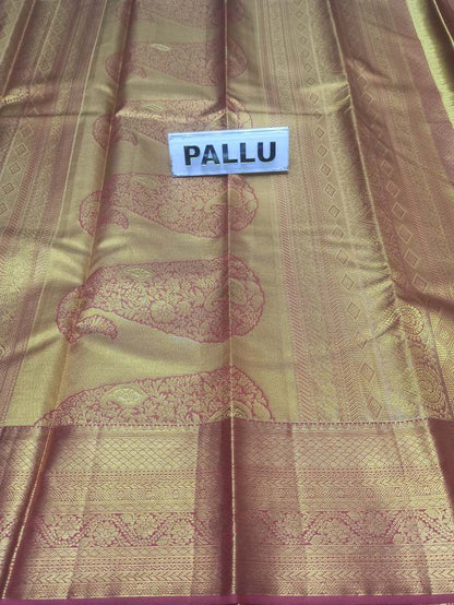 Pure Kanchipuram Silk Saree.
