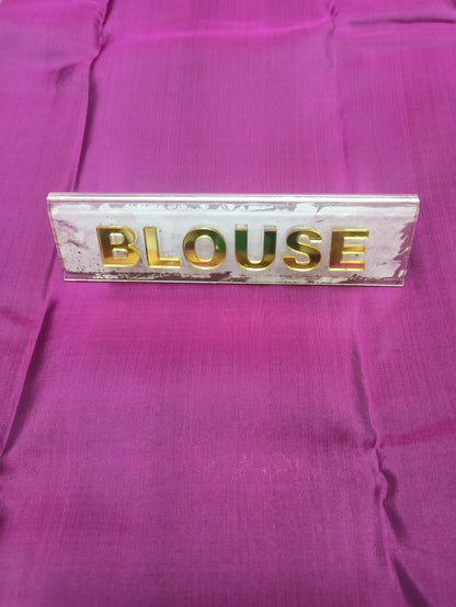 Pure Kanchipuram Silk Saree.