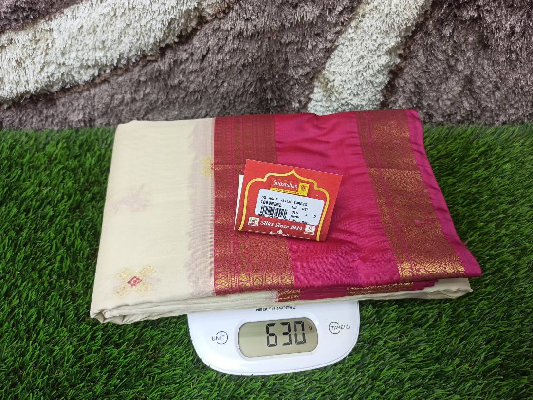 Pure Kanchipuram Silk Saree.