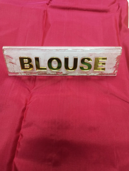 Pure Kanchipuram Silk Saree.