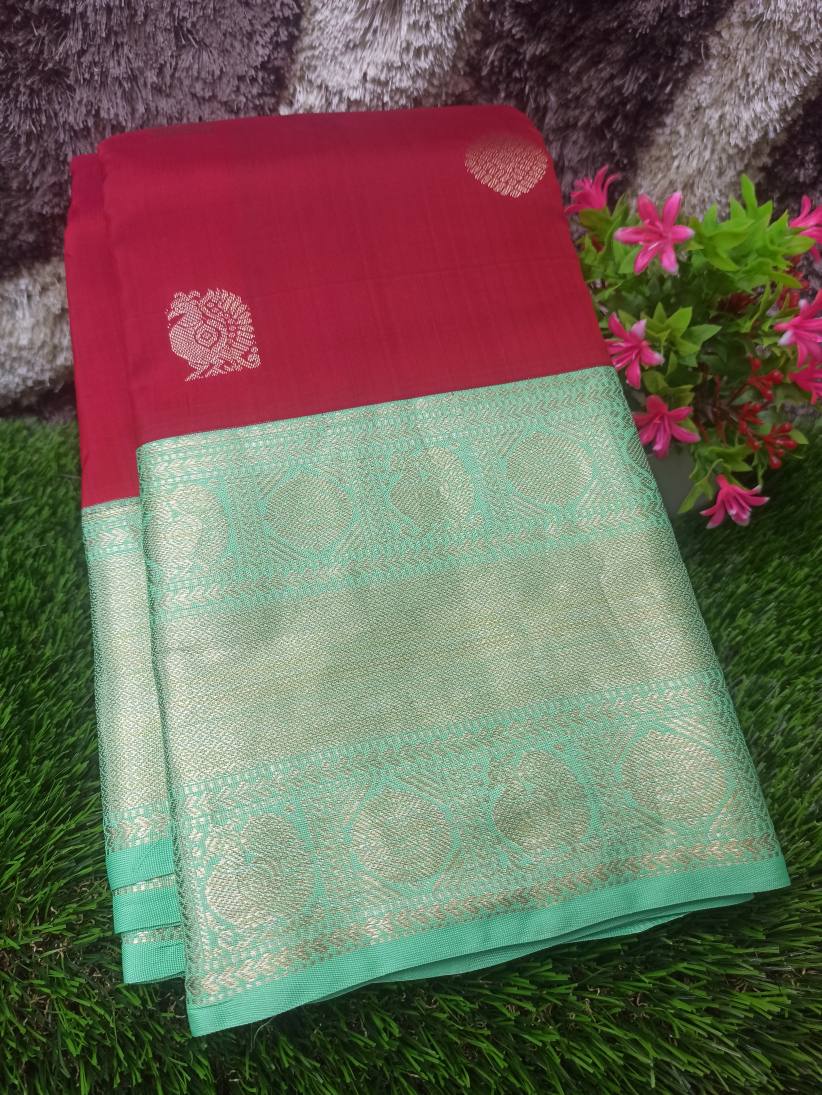 Pure Kanchipuram Silk Saree.