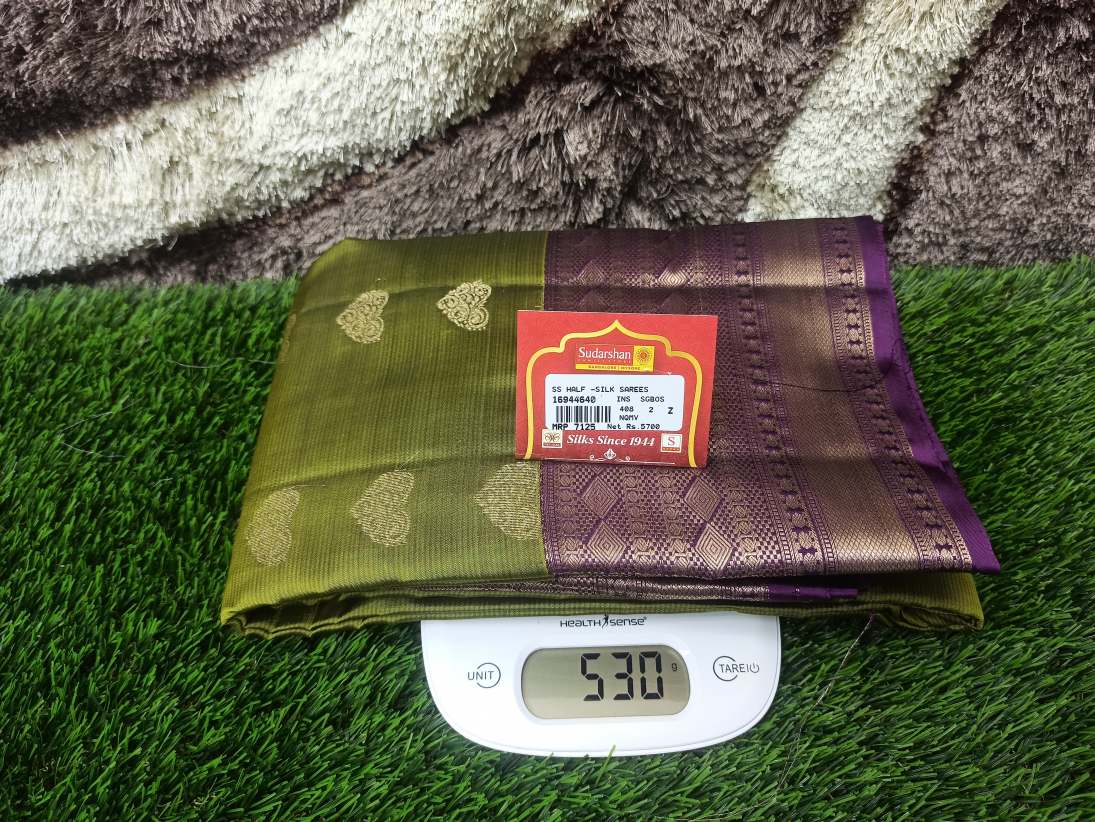 Pure Kanchipuram Silk Saree.