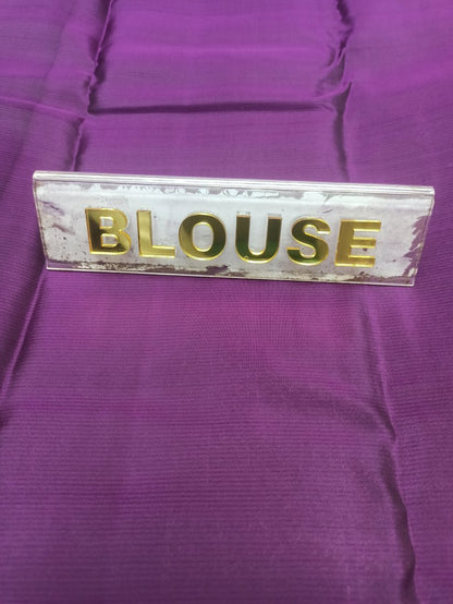 Pure Kanchipuram Silk Saree.