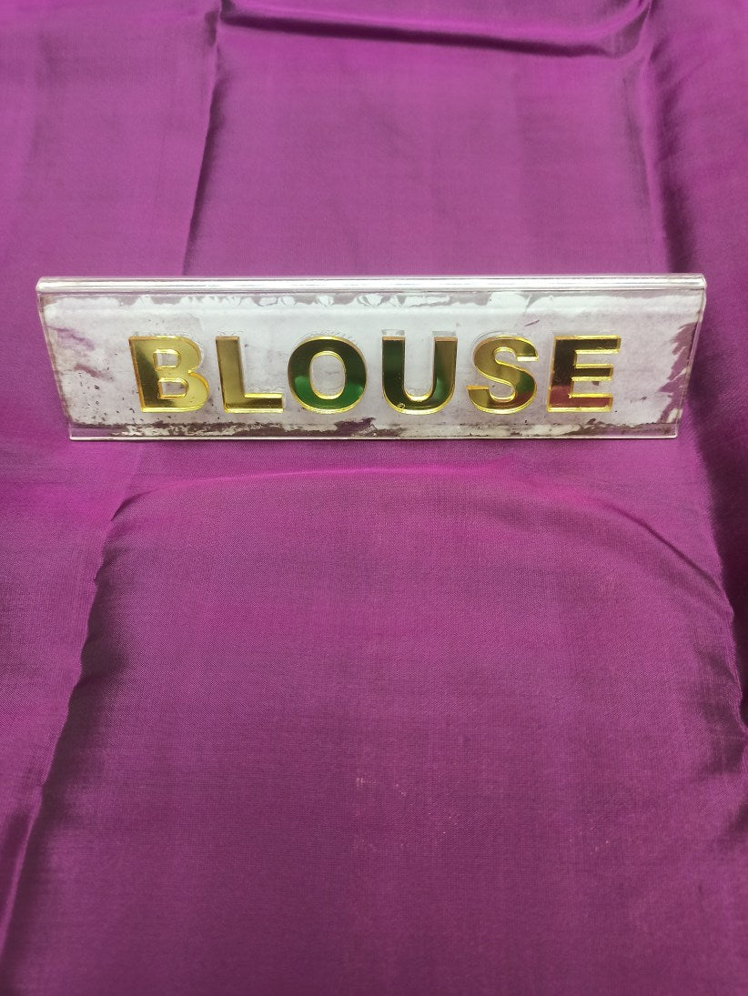 Pure Kanchipuram Silk Saree.