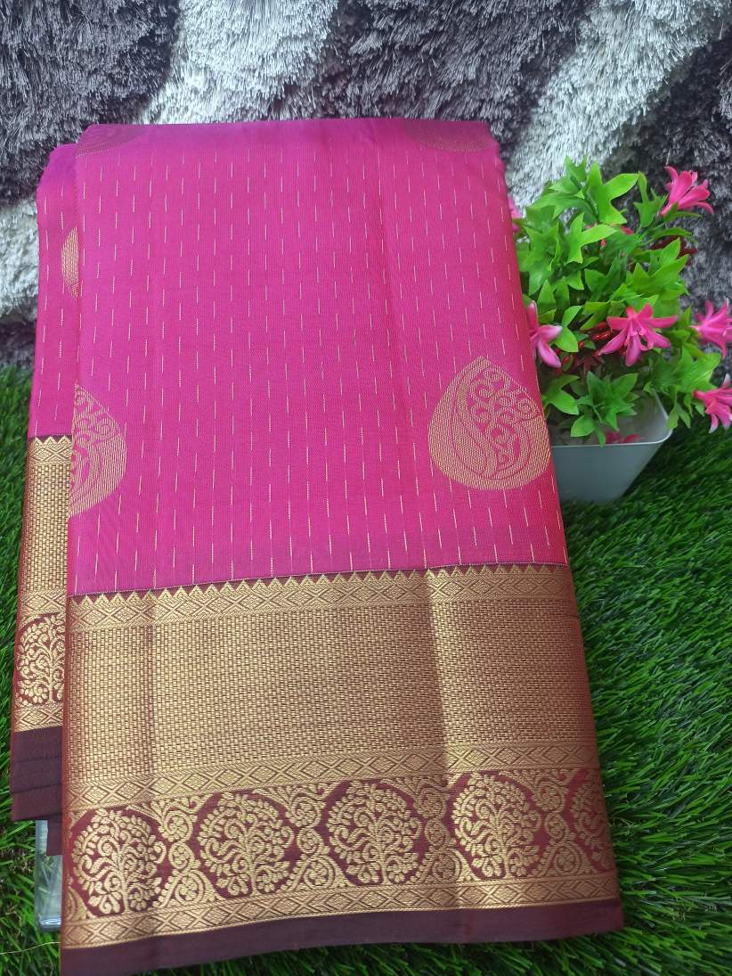 Pure Kanchipuram Silk Saree.