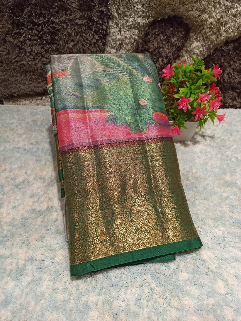 Kanchi Mix Silk Saree.