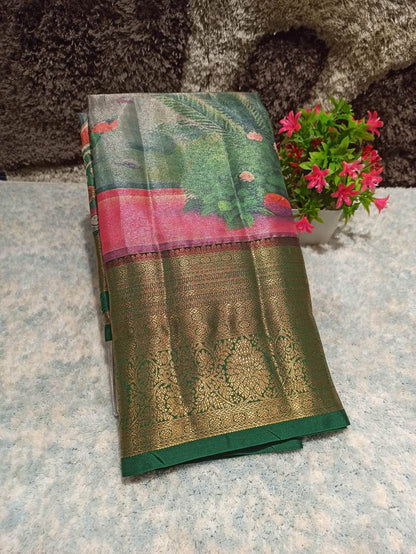 Kanchi Mix Silk Saree.