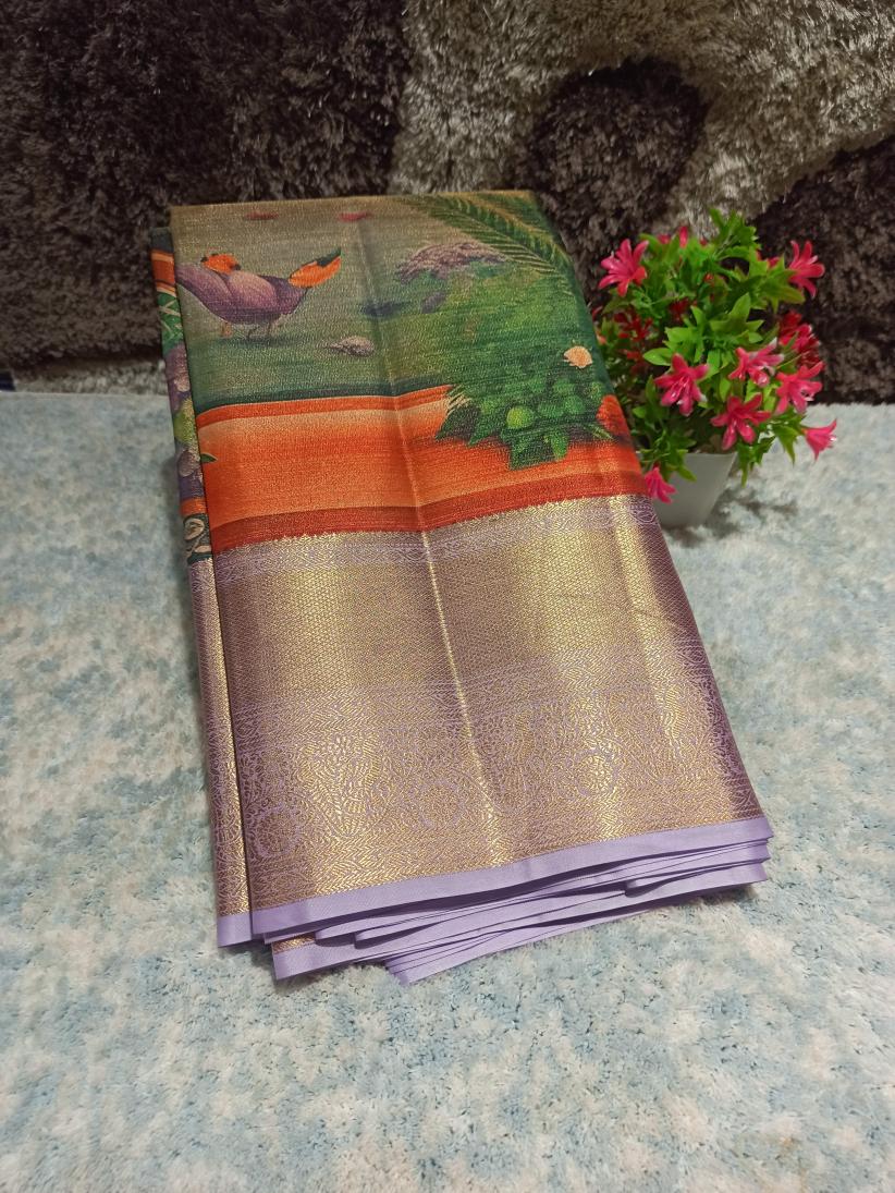 Kanchi Mix Silk Saree.