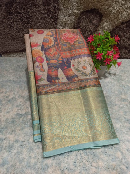 Kanchi Mix Silk Saree.