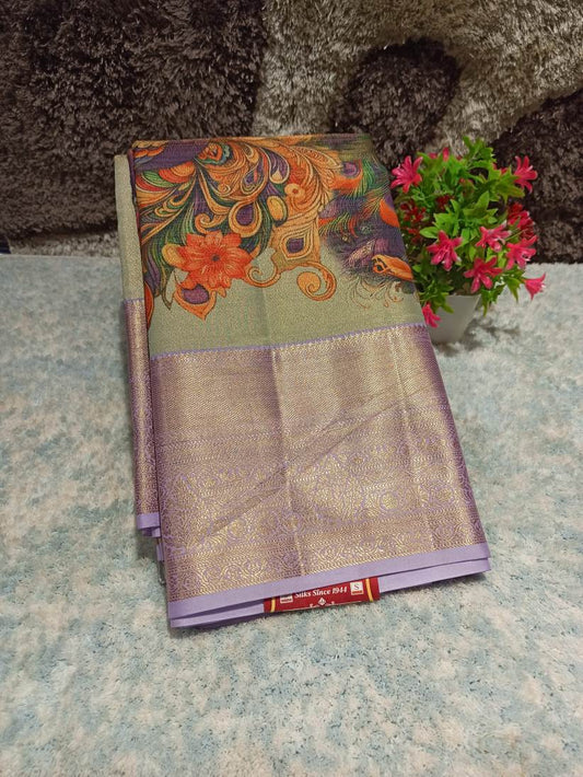 Kanchi Mix Silk Saree.