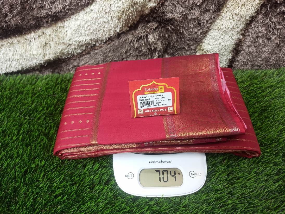 Pure Kanchipuram Silk Saree.