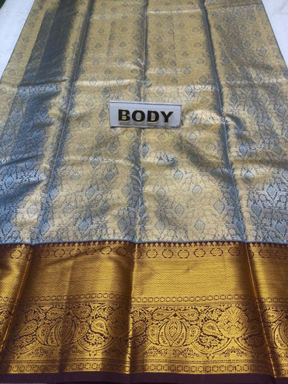 Pure Kanchipuram Silk Saree.