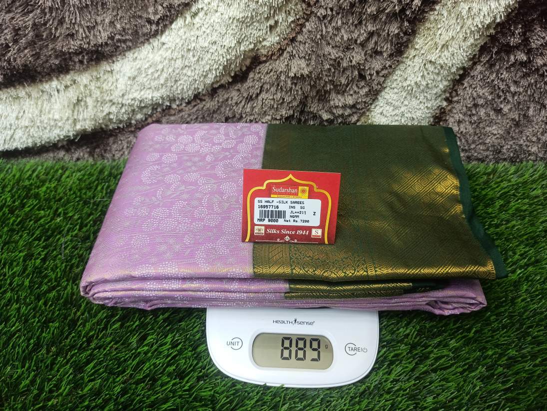 Pure Kanchipuram Silk Saree.