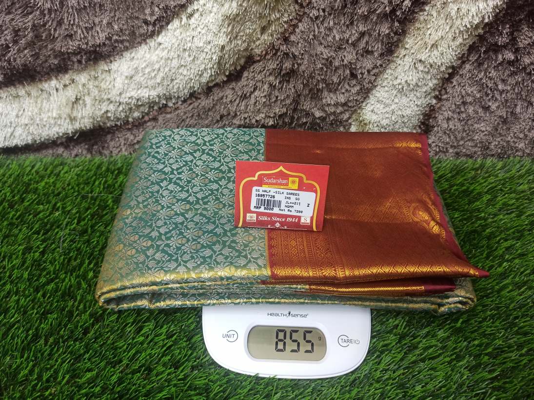 Pure Kanchipuram Silk Saree.