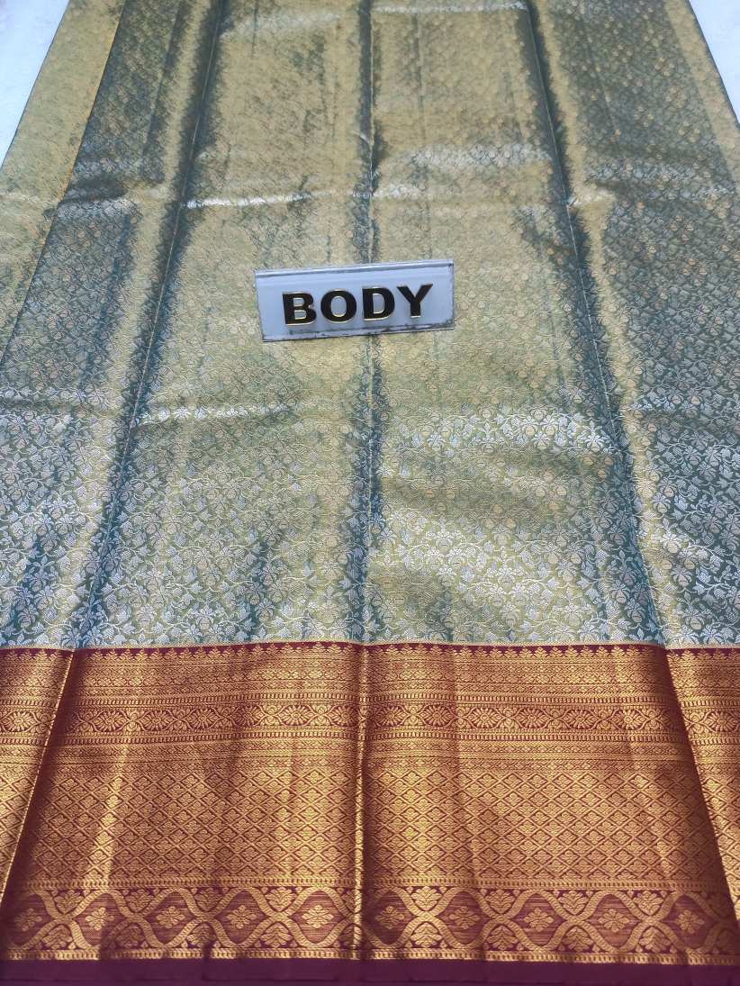 Pure Kanchipuram Silk Saree.