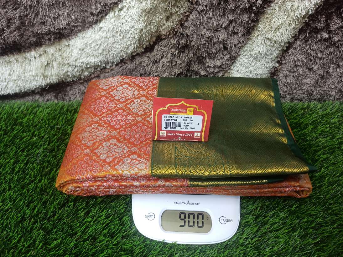 Pure Kanchipuram Silk Saree.