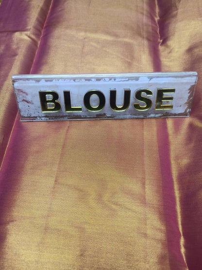 Pure Kanchipuram Silk Saree.