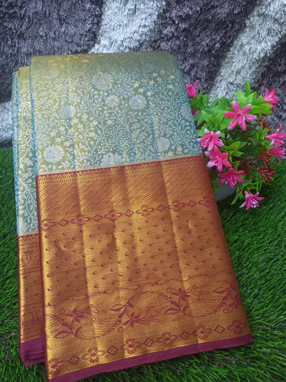 Pure Kanchipuram Silk Saree.