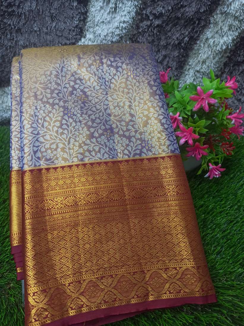 Pure Kanchipuram Silk Saree.