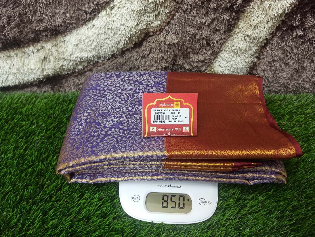 Pure Kanchipuram Silk Saree.