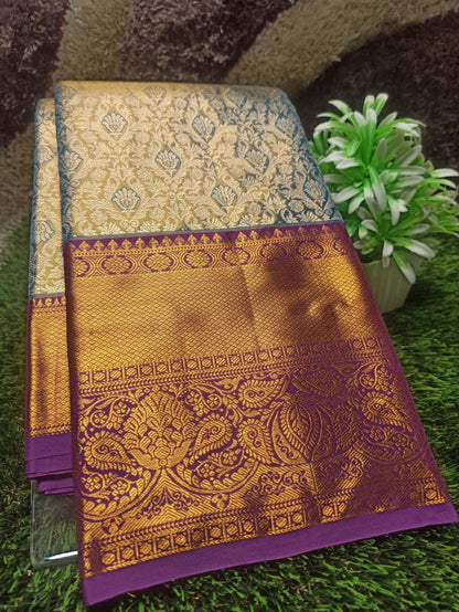 Pure Kanchipuram Silk Saree.