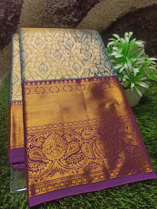 Pure Kanchipuram Silk Saree.