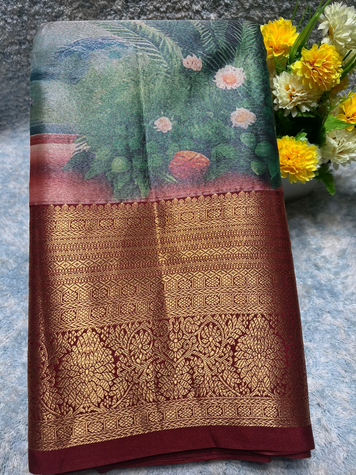 Kanchi Mix Silk Saree