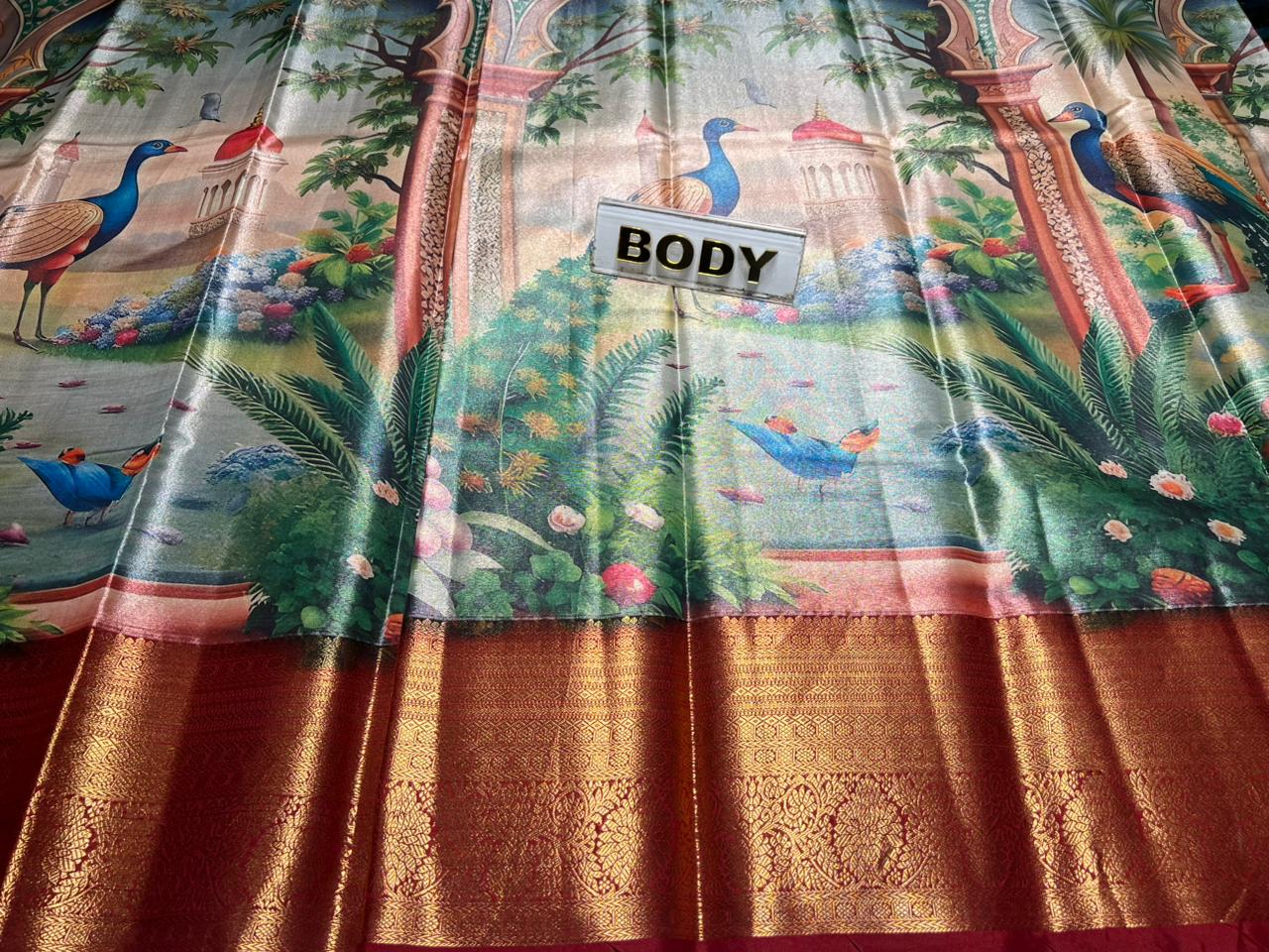 Kanchi Mix Silk Saree